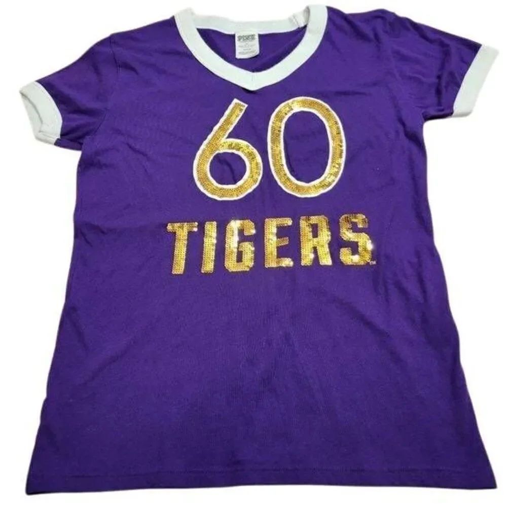 PINK Victoria's Secret LSU shirt S